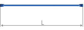 Диагональ объемная 1,7х0,8м